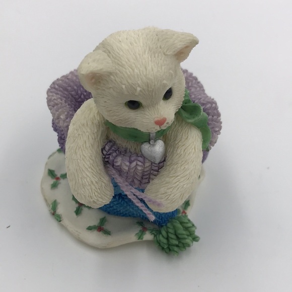 1997 Calico Kittens “Hats Off To Friends” 7C1/804 Small Collectible Figurine - Picture 8 of 11